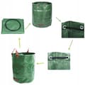 Miniatyrbillede 4 af 9: Haveaffaldspose 300L – Holdbar, foldbar, nem at bære