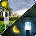 Miniatyrbilde 6 av 9: Solar Garden LED-lys, værbestandig, sett med 6