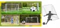 Miniatyrbilde 3 av 9: Bærbart fotballmål i metall for barn – 213x150x90 cm