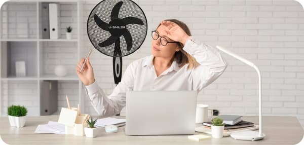Golvfläkt med 3 hastigheter, tyst, 90° oscillation