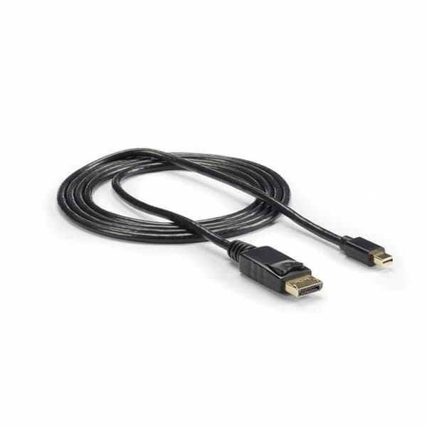 MiniDisplayPort til Displayport kabel Startech MDP2DPMM6 (1,8 m) Sort