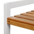 Miniatyrbilde 5 av 6: 3-lags oppbevaringsstativ i bambus for bad, kjøkken, soverom, 45 x 31,5 x 80 cm Naturlig korn