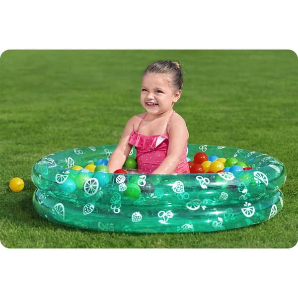 Oppustelig pool til børn med bolde 91x20cm Bestway 51141