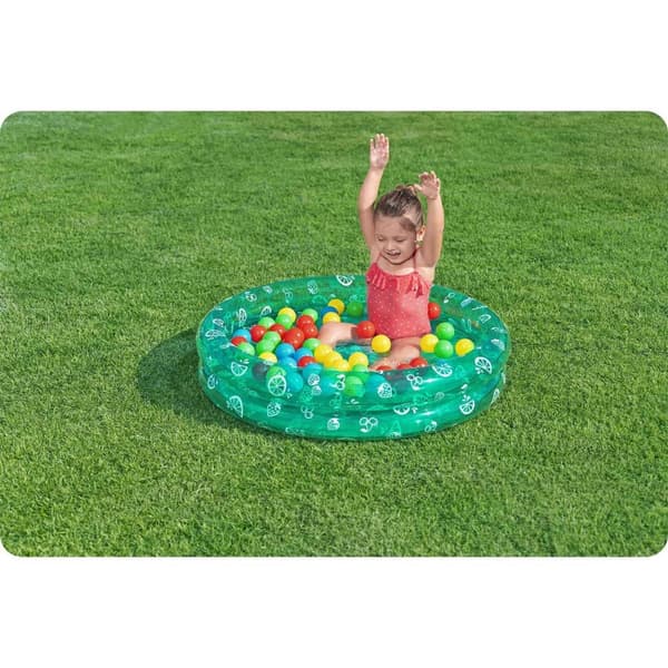 Oppustelig pool til børn med bolde 91x20cm Bestway 51141