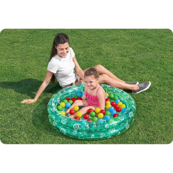 Oppustelig pool til børn med bolde 91x20cm Bestway 51141