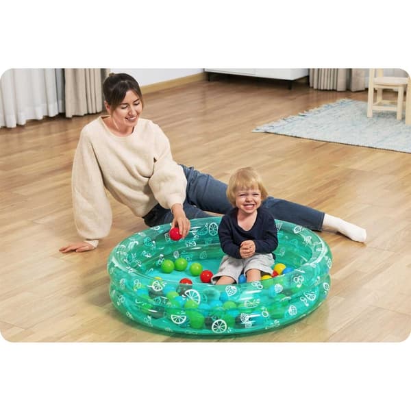 Oppustelig pool til børn med bolde 91x20cm Bestway 51141