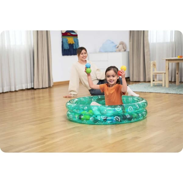 Oppustelig pool til børn med bolde 91x20cm Bestway 51141