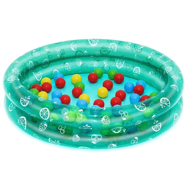 Oppustelig pool til børn med bolde 91x20cm Bestway 51141