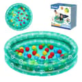 Miniatyrbillede 1 af 11: Oppustelig pool til børn med bolde 91x20cm Bestway 51141
