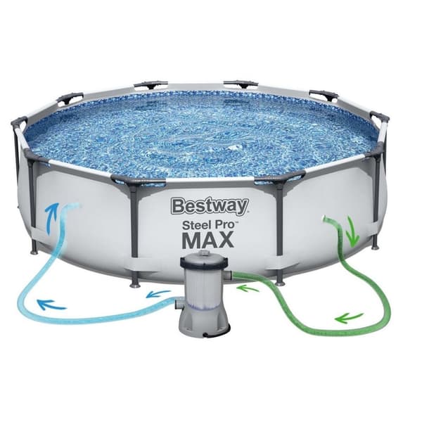 Ramme havepool 305 x 76 cm 9 i 1 Bestway 56408