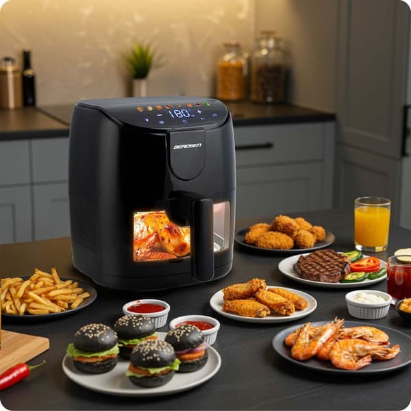 Airfryer Berdsen BD-658 sort
