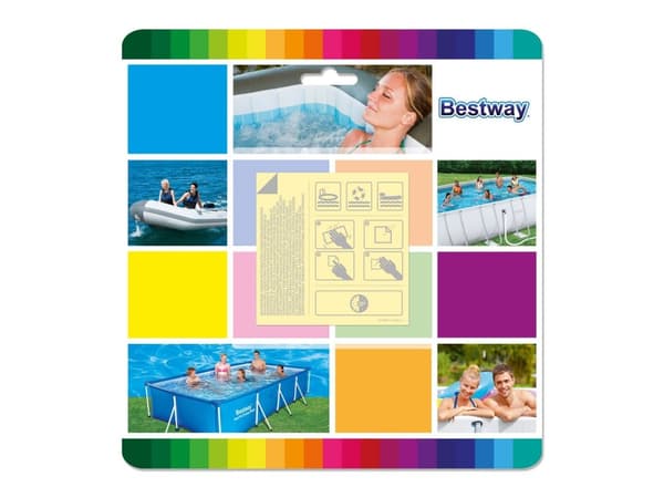 Bestway 62091 vandtætte oppustelige reparationsplastre