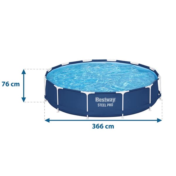Ramme havepool 366 x 76 cm 16 i 1 Bestway 56681