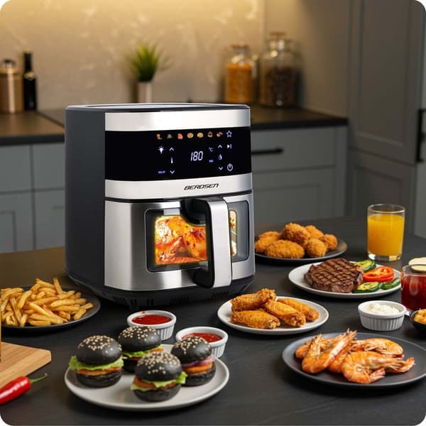 Airfryer Berdsen BD-656 sølv