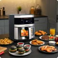 Miniatyrbillede 4 af 11: Airfryer Berdsen BD-656 sølv