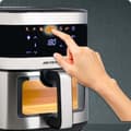 Miniatyrbillede 9 af 11: Airfryer Berdsen BD-656 sølv