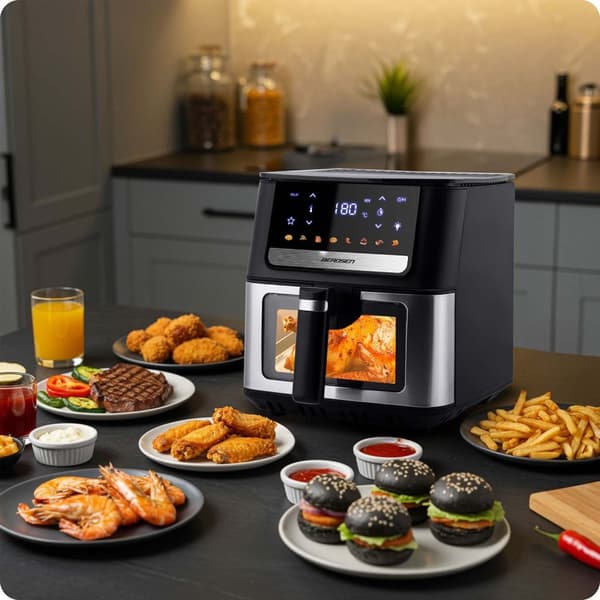 Airfryer Berdsen BD-655 sort