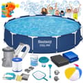 Miniatyrbillede 1 af 11: Ramme havepool 366 x 76 cm 16 i 1 Bestway 56681