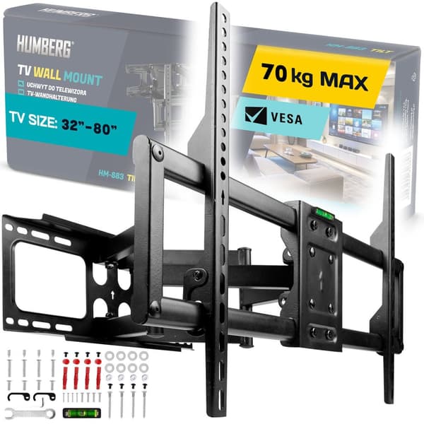 TV-feste 32-80 tommer Humberg 70 kg