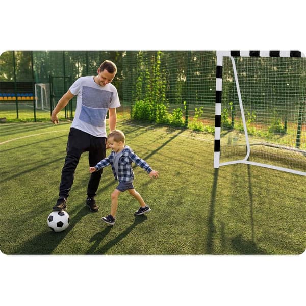 Fodboldmål 300 x 200 x 90 cm NS-465 sort og hvid