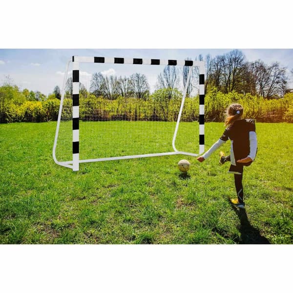 Fodboldmål 300 x 200 x 90 cm NS-465 sort og hvid