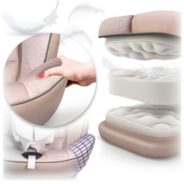Nukido Aero Line Beige Autostol 0-36kg ISOFIX