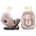 Miniatyrbillede 6 af 11: Nukido Aero Line Beige Autostol 0-36kg ISOFIX
