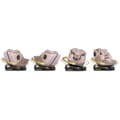 Miniatyrbillede 7 af 11: Nukido Aero Line Beige Autostol 0-36kg ISOFIX