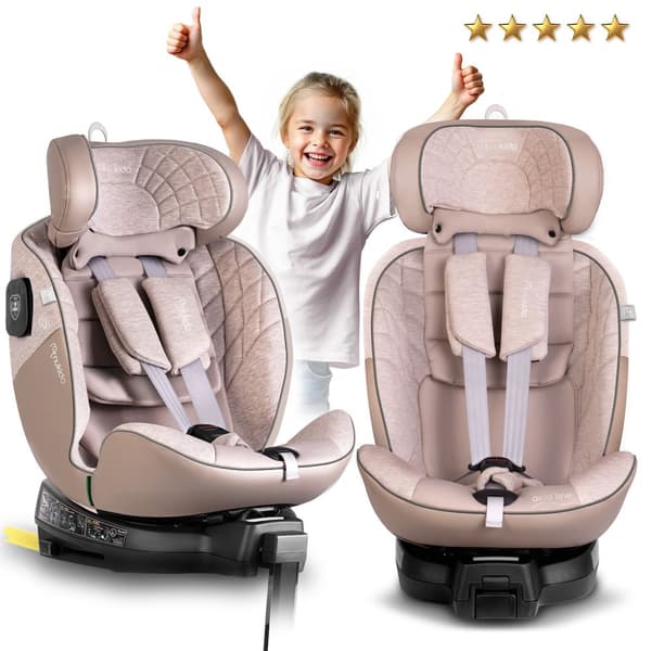 Nukido Aero Line Beige Autostol 0-36kg ISOFIX