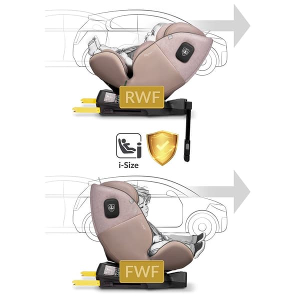 Nukido Aero Line Beige Autostol 0-36kg ISOFIX