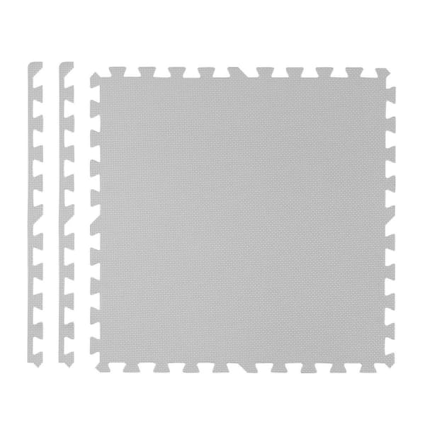 Iso vaahtomuovi pulmamatto Ricokids 60x60 cm 4 kpl. harmaa