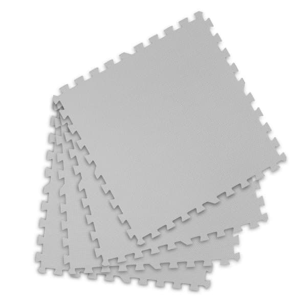 Iso vaahtomuovi pulmamatto Ricokids 60x60 cm 4 kpl. harmaa