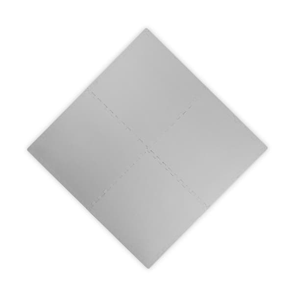 Iso vaahtomuovi pulmamatto Ricokids 60x60 cm 4 kpl. harmaa