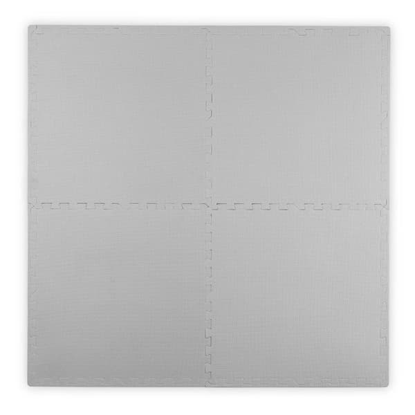 Iso vaahtomuovi pulmamatto Ricokids 60x60 cm 4 kpl. harmaa
