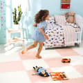 Miniatyrbillede 3 af 11: Ricokids stor skumpuslemåtte 60x60 cm 4 stk. fersken og hvid