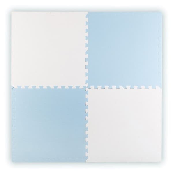Ricokids iso vaahtomuovi pulmamatto 60x60 cm 4 kpl sinivalkoinen