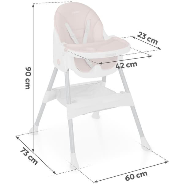 Ricokids Mani foderstol pink