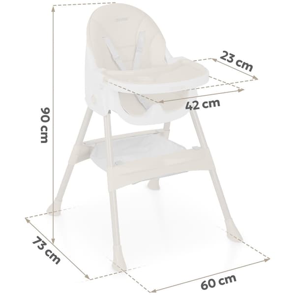 Ricokids Mani Beige højstol