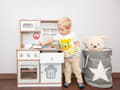 Miniatyrbillede 9 af 10: Legekøkken i træ til børn med ekstra tilbehør, ECOTOYS