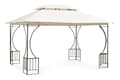 Miniatyrbillede 2 af 10: Havepavillontelt Lysthus 3x4 m med Sidevægge Beige MultiGarden