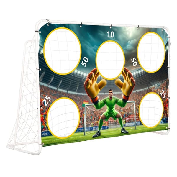 Fodbold Træningsmål med Målark 180x122 cm MultiGarden