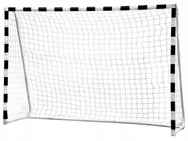 Fodbold Træningsmål med Net 180x120 cm Sort og Hvid MultiGarden