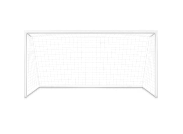 Fodbold Træningsmål med Net 180x120 cm Sort og Hvid MultiGarden