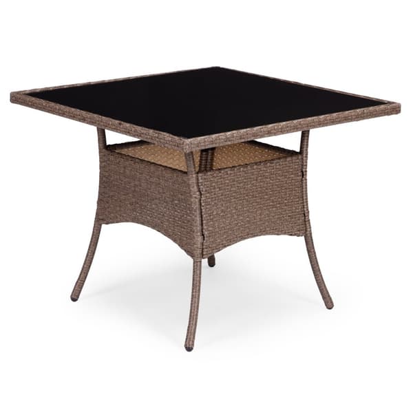 Havemøbelsæt med rattanlignende finish – 4 stole + bord MultiGarden