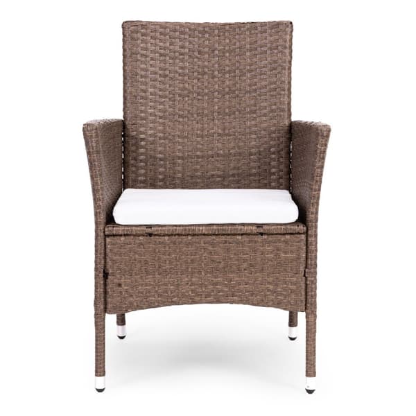 Havemøbelsæt med rattanlignende finish – 4 stole + bord MultiGarden