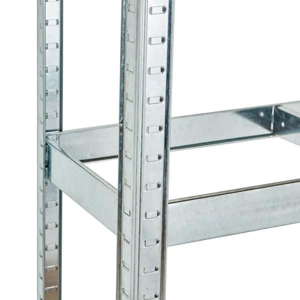 Oppbevaringsstativ 205x120x45 cm Galvanisert stål, 5 hyller, 875 kg Kapasitet ModernHome
