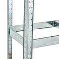 Miniatyrbilde 6 av 9: Oppbevaringsstativ 205x120x45 cm Galvanisert stål, 5 hyller, 875 kg Kapasitet ModernHome