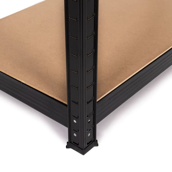 Metalopbevaringshylde 180x90x30 cm til garage eller kælder, 5 hylder, 875 kg Kapacitet ModernHome
