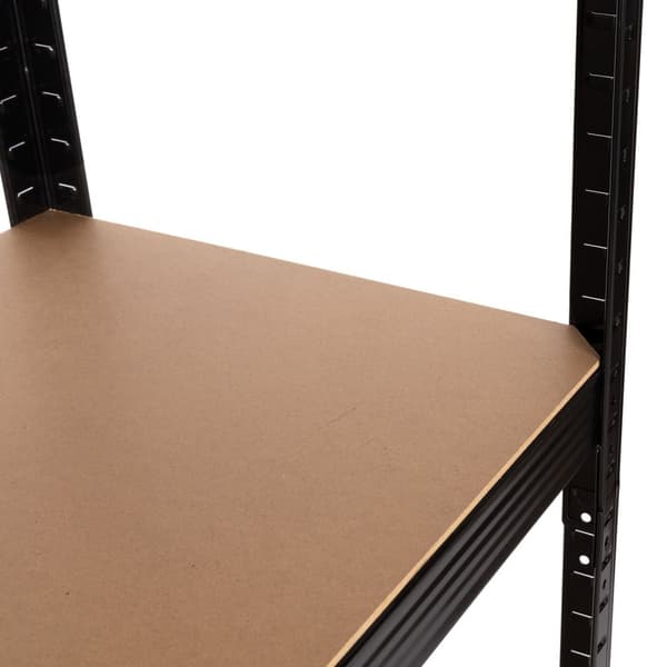 Metalopbevaringshylde 180x90x30 cm til garage eller kælder, 5 hylder, 875 kg Kapacitet ModernHome