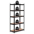 Miniatyrbillede 9 af 10: Metalopbevaringshylde 180x90x30 cm til garage eller kælder, 5 hylder, 875 kg Kapacitet ModernHome